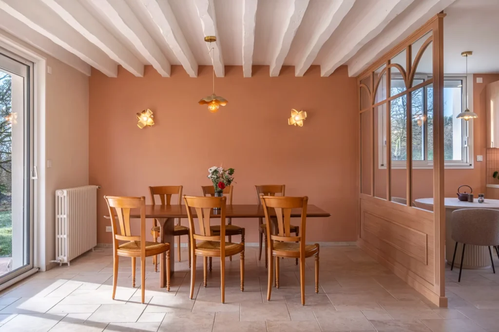 Sol travertin intérieur